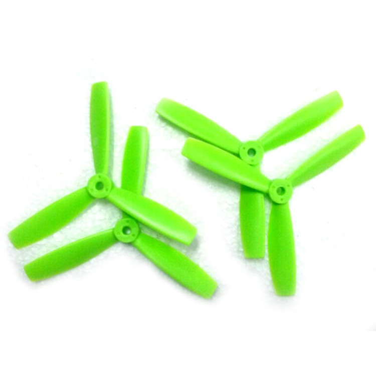 [AMP] 5045 3-Blade CW/CCW propellers (Green) 2 Pair 4PCS