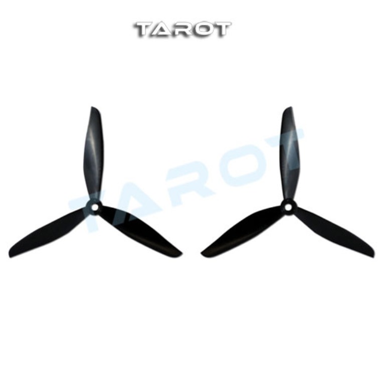 [TR] 6045 3-Blade CW/CCW propellers (Black) 1 Pair 2PCS