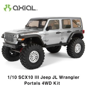(지프 JL 랭글러) 1/10 SCX10 III Jeep JL Wrangler with Portals 4WD Kit