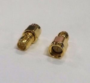 RP-SMA male to SMA female RF Connector (Pin to Pin)
