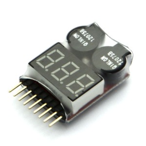 리포알람 전압체커 Li Po Battery Voltage indicator Check Tester 1S-8S with Alarm buzzer
