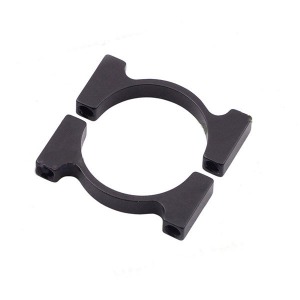 CNC 알루미늄 Pipe Holder 12mm / black 아노다이징