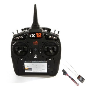 Spektrum iX12 12-Channel DSMX Transmitter+SPM4649T DSMX Quad RaceSerial Receiver w/Telemtry