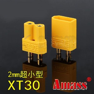 [AMASS] XT30 Super Micro Connector Male/Female (1세트)