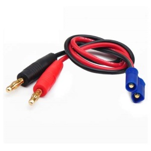 EC3 Charge Cable, 실리콘 12AWG Wire 30cm(EC3 충전코드/바나나컨넥터)